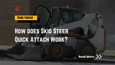 how does a skid steer quick attach work|quick attachment skid steers snow blower.